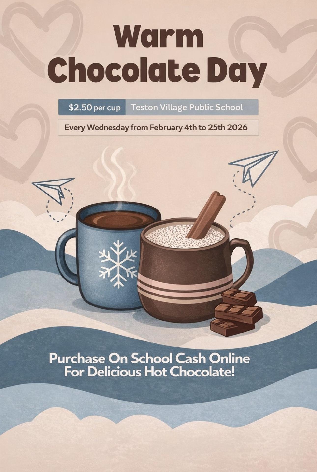 Warming Wednesday with Hot Chocolate!